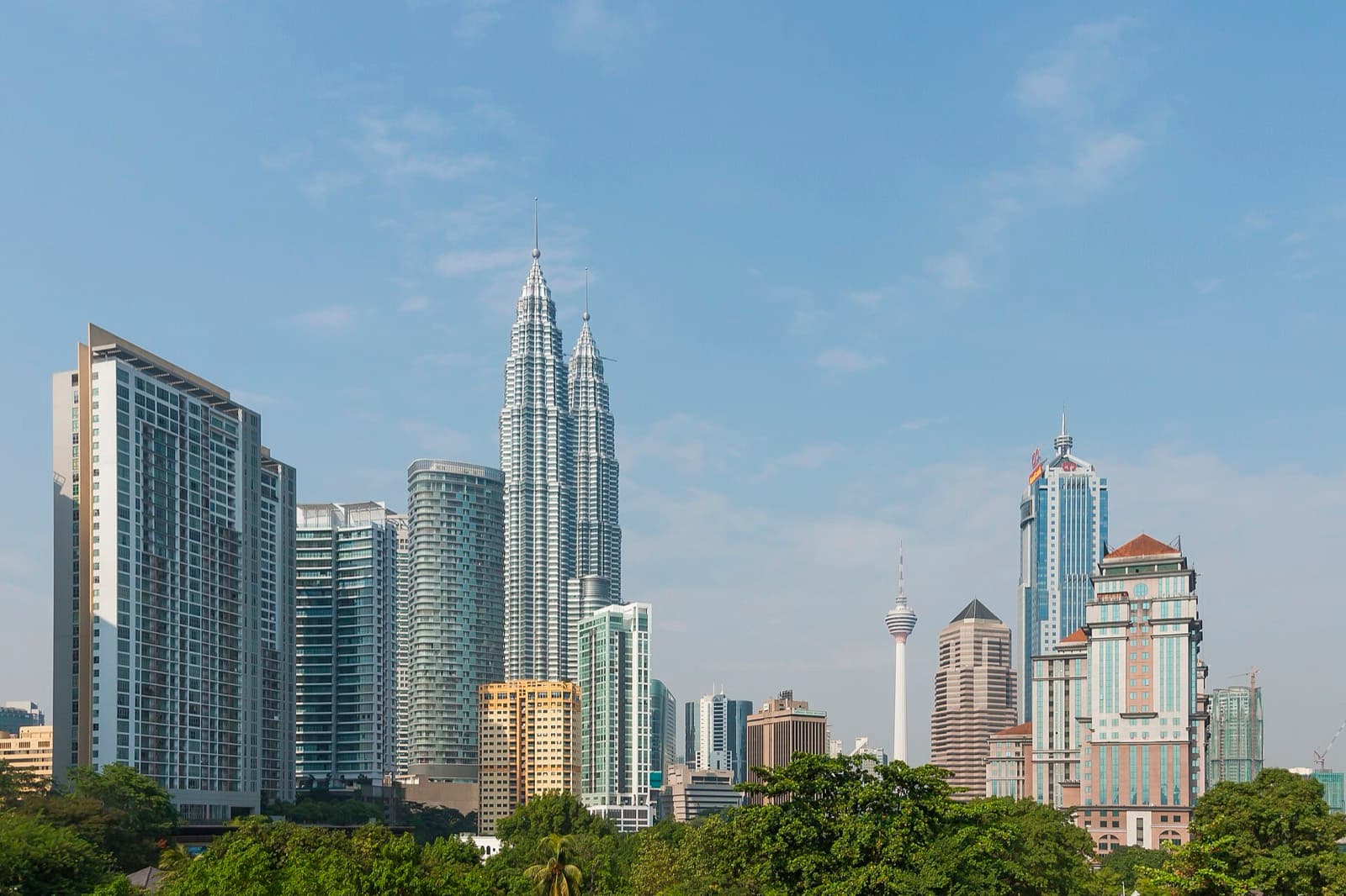 Kuala Lumpur city skyline, Malaysia